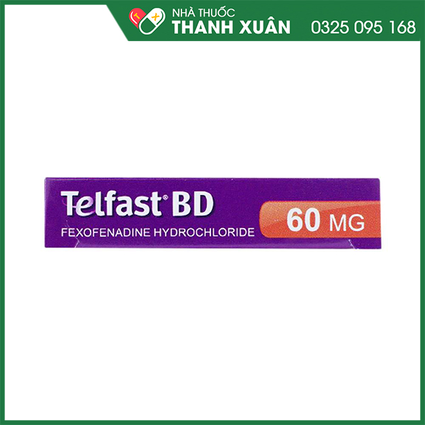 Telfast BD trị viêm mũi dị ứng, mề đay